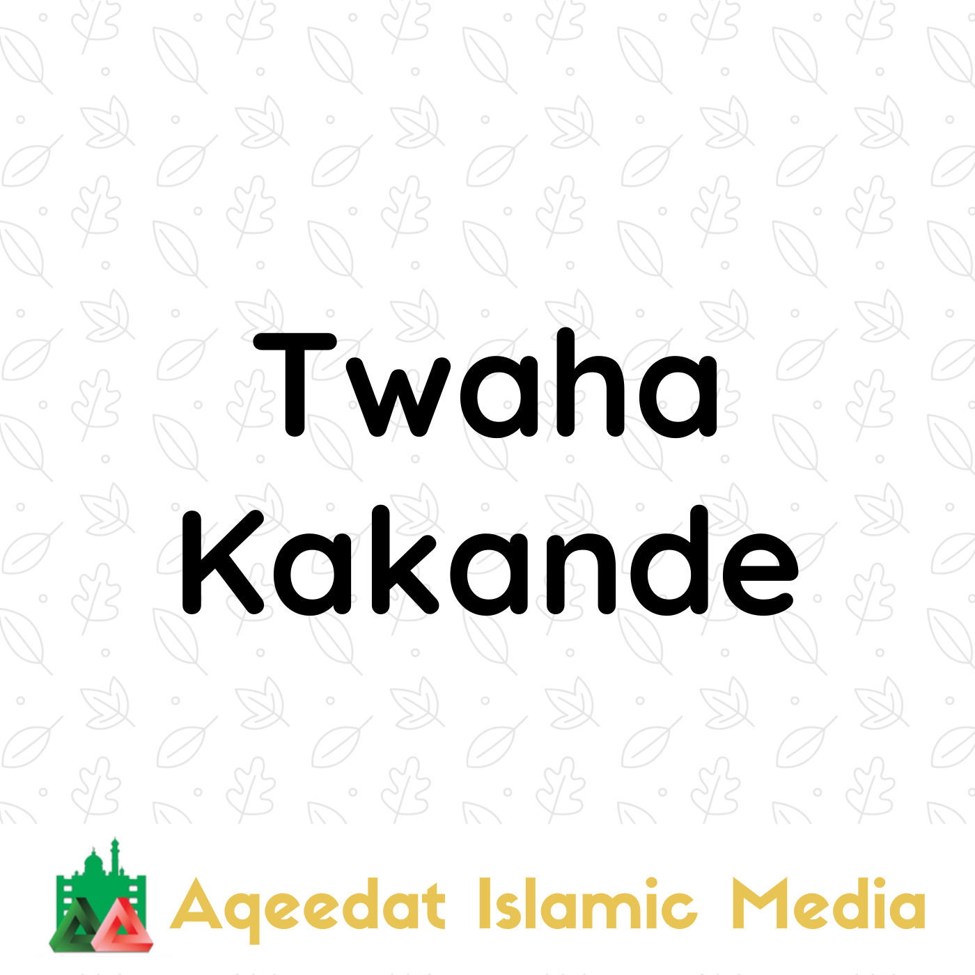  Twaha Kakande