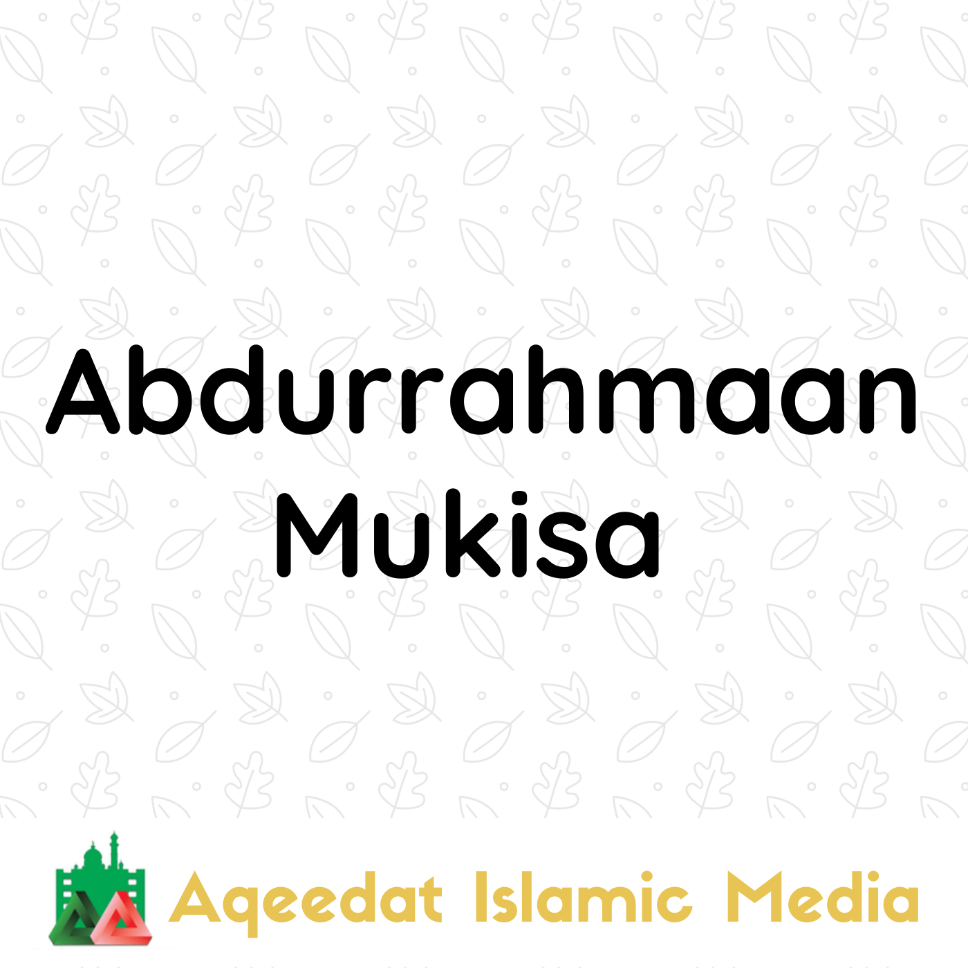  Abdurrahmaan Mukisa