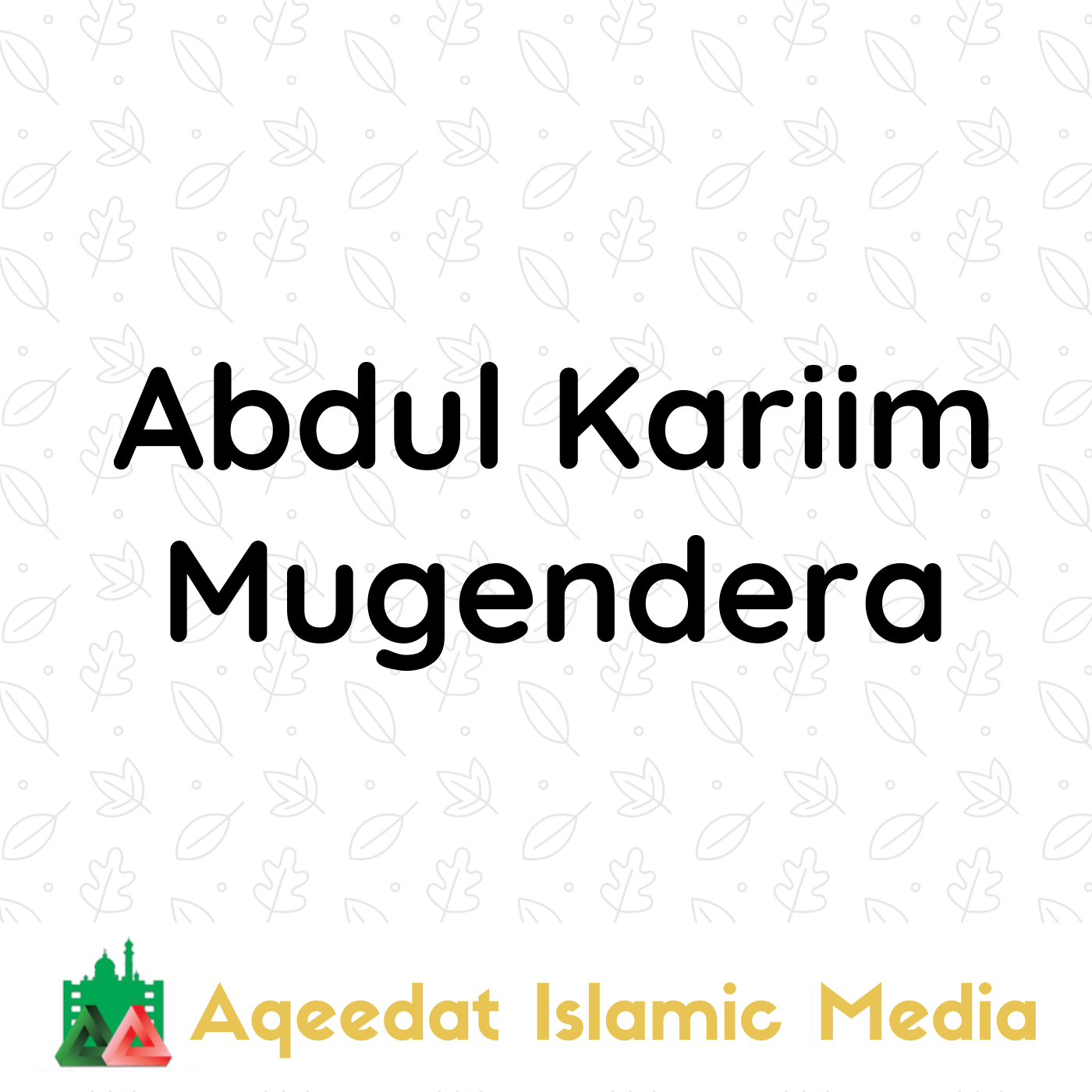  Abdul Kariim Mugendera